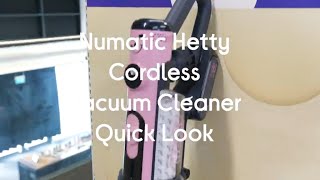 NUMATIC Hetty Quick HTY100 Cordless Vacuum Cleaner  Quick Look [upl. by Sajet]