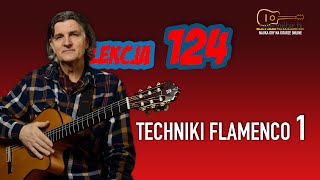 Lekcja 124 Techniki flamenco cz 1 Ćwiczenia prawej ręki guitar lesson cover tutorial [upl. by Elhsa]