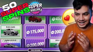 50 SUPER SPINWHEEL  LEGENDARY CARS  Forza Horizon 5  PART 16 HINDI [upl. by Farlay]