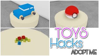 5 TOYS Hacks 🧸🚗  Adopt Me Building Hacks Roblox [upl. by Assilen]