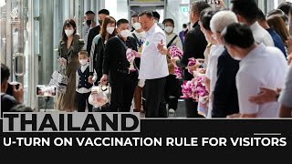 Thailand makes Uturn on COVID vaccination rule for visitors [upl. by Lalaj718]