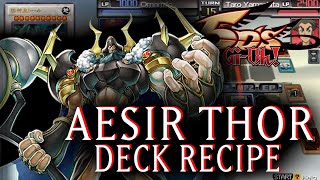 Thor Lord Of The Aesir Deck  Dragan Deck  Nordic Deck  YuGiOh 5Ds Tag Force 6 2 [upl. by Adnwahsar]