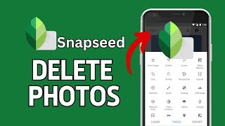 How to Delete Photos From Snapseed 2024 [upl. by Riatsila]