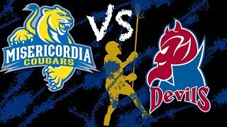 Misericordia Womens Lacrosse vs FDU Florham [upl. by Ylrebma]