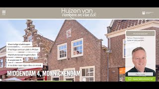 Te koop Middendam 4 Monnickendam  Hoekstra en van Eck Makelaars  Méér Makelaar [upl. by Ainnat]