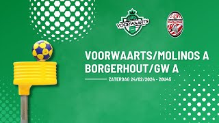 Topleague Korfbal VoorwaartsMolinos A  BorgerhoutGW A [upl. by Eppes]