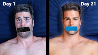 I Taped My Mouth When Sleeping Every Night for 21 Days [upl. by Akem]