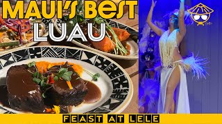 Best Luau In Maui  Feast at Lele  Things To Do In Hawaii [upl. by Traggat]