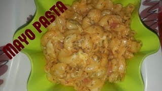 Mayonnaise Pasta  Quick Cheese Pasta  Pasta in 3 minutes [upl. by Jacquie]