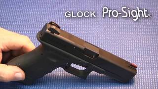 BEST GLOCK PISTOL SIGHTS for the FIGHTING HANDGUN Strongest Lowest Profile amp Fully Adjustable [upl. by Cath]