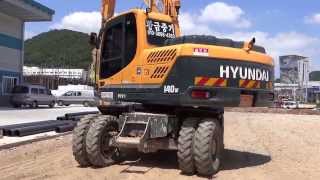 Autowinicom Korean used Excavator  Hyundai R140W Hyundai12102 [upl. by Annaoj644]