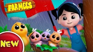 Rain Rain Go Away  Nursery Rhymes  Version 2  Kids Songs  Videos For Children by Farmees [upl. by Rexana409]