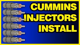 Cummins Injectors Install 9802 Dodge Cummins [upl. by Stromberg289]