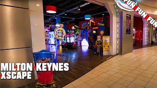 Milton Keynes Warking Tour  XSCAPE Shopping Mall 2021  4K [upl. by Areehs]