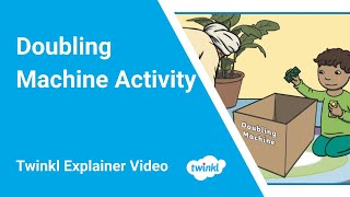 Using a Doubling Machine  EYFS Maths Activity Explainer [upl. by Aivan536]