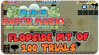 Super Paper Mario  Bonus 2  Flopside Pit of 100 Trials [upl. by Sonafets]