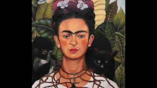 FRIDA KAHLO  Selbstbildnis mit Dornenhalsband 1940 [upl. by Ledeen120]