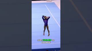 Simone Biles A Graceful Journey to Olympic Perfection shorts simonebiles parisolympics2024 [upl. by Auohc]