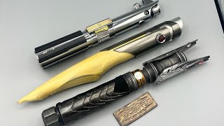 Cruks Aniflex Elite Flagship LOTR and Rancor Tooth Lightsabers with Proffies [upl. by Atinit]