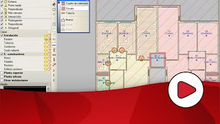 Instalaciones del edificio Climatización Suelo radiante y refrescante [upl. by Salinas]