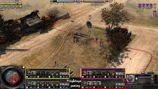 COH2 2v2 Ame SU amp 18th Army UK vs Saltman OK amp Red OK [upl. by Sweyn]