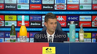 THIAGO MOTTA post GenoaJuve 03 conferenza stampa quotDouglas Luiz è forte Conceicao e Vlahovicquot [upl. by Heddie287]