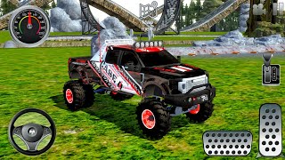 Monster US Army Jeep Car Offroad Uphill Driving Trial Android Gameplay [upl. by Saraiya]