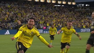 Cucho Hernández Gives Crew the Lead in MLS Cup [upl. by Nedrob]