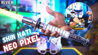 LIGHTSABER NEO PIXEL SHIN HATI REVIEW  MÁXIMA TECNOLOGÍA EN SABLES DE LUZ PARA TI [upl. by Anadroj757]