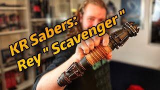 KR Sabers Rey Scavenger Hilt  this looks like a movie prop [upl. by Annovy370]