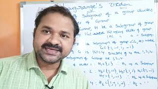 Lagranges Theorem with an example  Algebraic Systems  DMS  Discrete Mathematical Structures [upl. by Aneelehs]