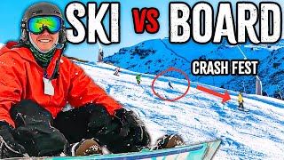 SNOWBOARDERS vs SKiERS THE PERFECT DAY CRASHES 🏂⛷️ [upl. by Seth]