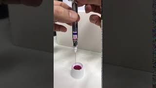 Self Aspirating Syringe Demo [upl. by Niliac878]