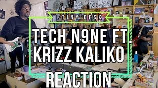 TECH N9NE TINY DESK CONCERT REACTION [upl. by Ehcram711]