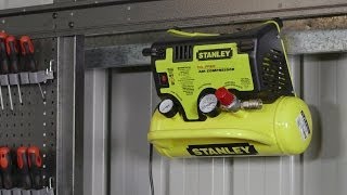 Stanley Wall Mount Air Compressor  Supercheap Auto [upl. by Oker]