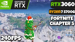 RTX 3060  Ryzen 7 5700G Fortnite Chapter 5  SOLOS  performance mode 240FPS [upl. by Hebe]