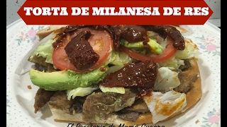 Torta de Milanesa de resComo marinar la carne [upl. by Aizitel]