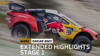 Extended highlights Stage 1 Dakar2023  W2RC [upl. by Isidoro]