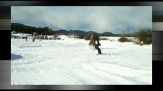 Skijoring  Whitefish Winter Carnival  2010  100 Years of Glacier [upl. by Kinsman550]