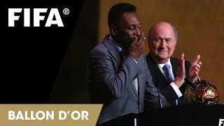 Pele  FIFA Ballon dOr Prix dHonneur Reaction [upl. by Dearman]