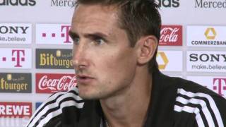 Klose freut sich auf sein erstes Spiel in Polen [upl. by Doralynn]