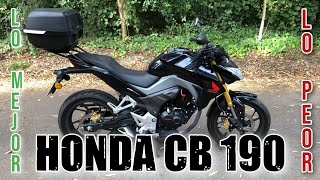 Review HONDA CB 190  Opinión honesta de las ventajas y desventajas [upl. by Oleta]