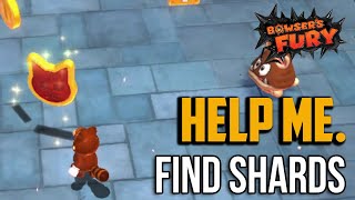 Bowsers Fury  Roiling Roller Isle All Cat Shine Shards Locations [upl. by Dore54]