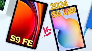 Galaxy Tab S9 FE vs 2024 Tab S6 Lite  TOO EASY [upl. by Bruell933]