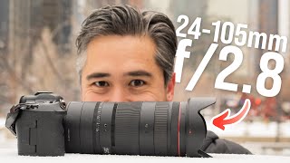 Canon RF 24105mm f28 L IS Z Review The BEST DoItAll Lens [upl. by Margaretta]