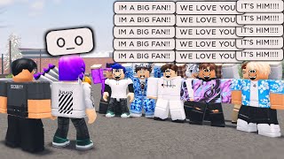 I Accidentally Got FAMOUS Bodyguard SHOOTS FANS Roblox [upl. by Llyrat]