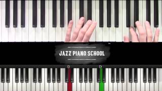 Eb Major Scale  Jazz Piano School [upl. by Ynettirb]