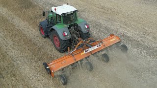 FENDT 828 mit ein BERTI Mulcher 6 Meter  Mulchen  4K [upl. by Romy]