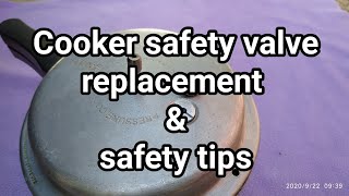 cooker safety valve replacement in Tamil cooker safety valve fitting in easy way GreenMatTamil [upl. by Jsandye]