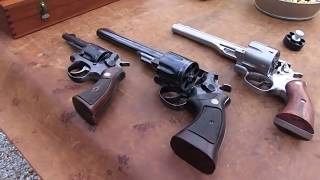 Ruger Redhawk vs SampW Model 29 [upl. by Kcerb]